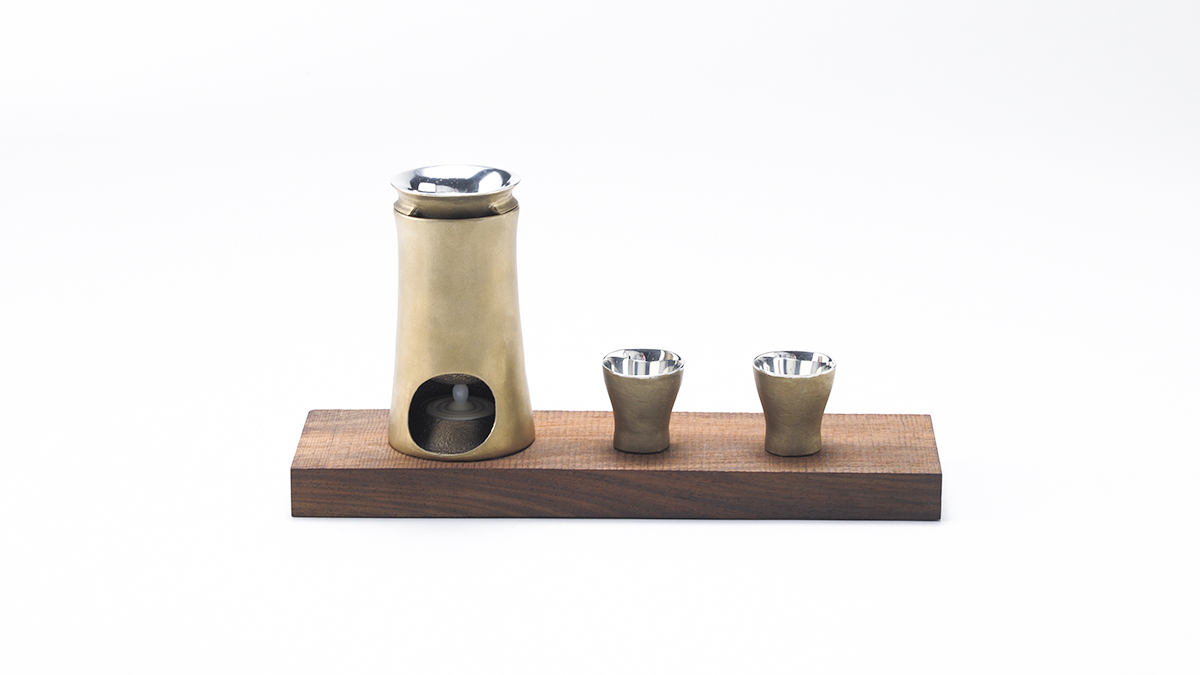 燗銅 kando」銅合金の酒燗器セット – ニイガタIDSデザインコンペティション