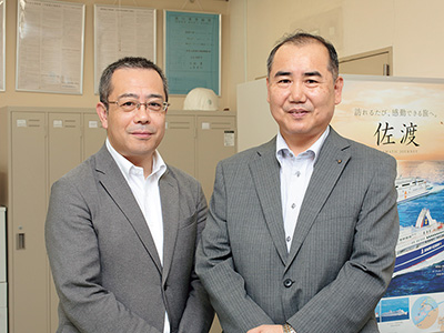新潟・佐渡観光推進機構株式会社 取締役 渡邊 均 氏/営業推進課長 山岸 直志 氏