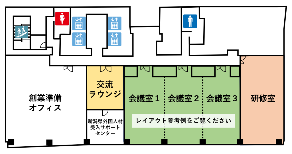 NICOプラザ案内図