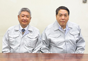 代表取締役  髙橋　光夫 氏、管理部  須藤　和紀 氏