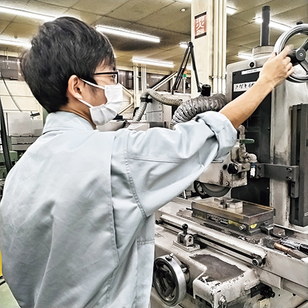加工の様子