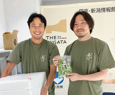 銀座・新潟情報館　THE NIIGATAでのデビューイベント