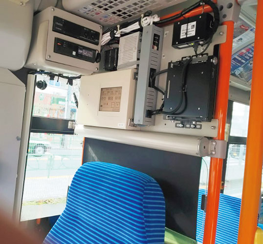 バス車内設置イメージ