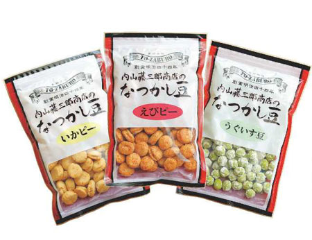 自社商品「なつかし豆」
