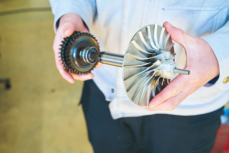 水素混焼タービンエンジンの回転ユニット