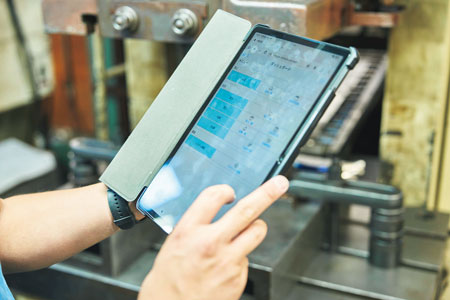 タブレットは工場に3台配置
