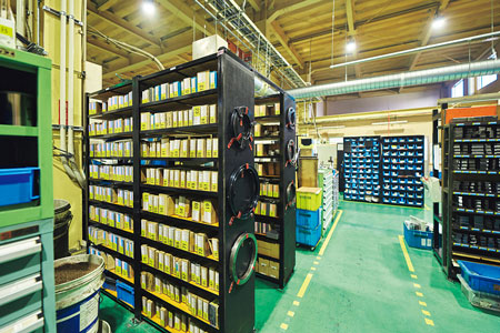 整理整頓された工場内